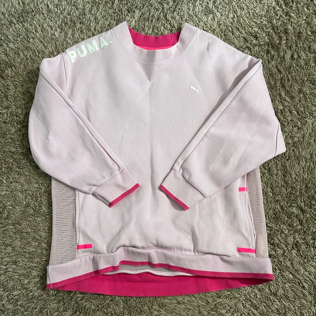 Pink Puma Crewneck